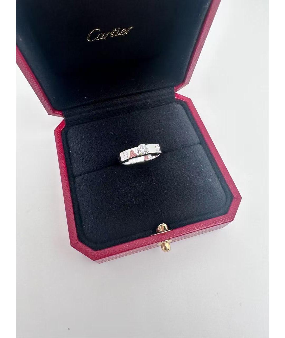 CARTIER Серебряное кольцо из белого золота, фото 4