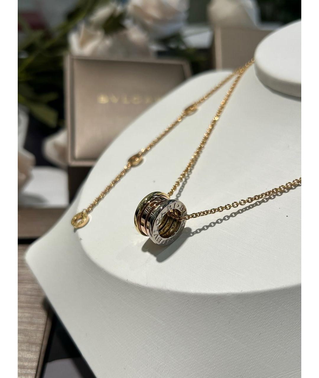 BVLGARI Золотое колье из розового золота, фото 3