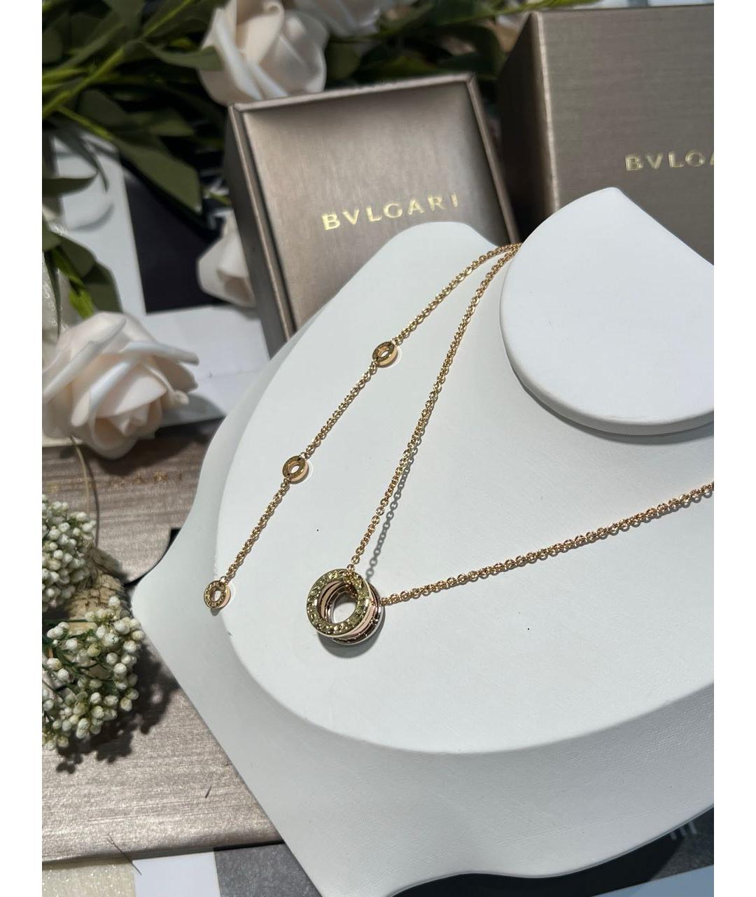 BVLGARI Золотое колье из розового золота, фото 6