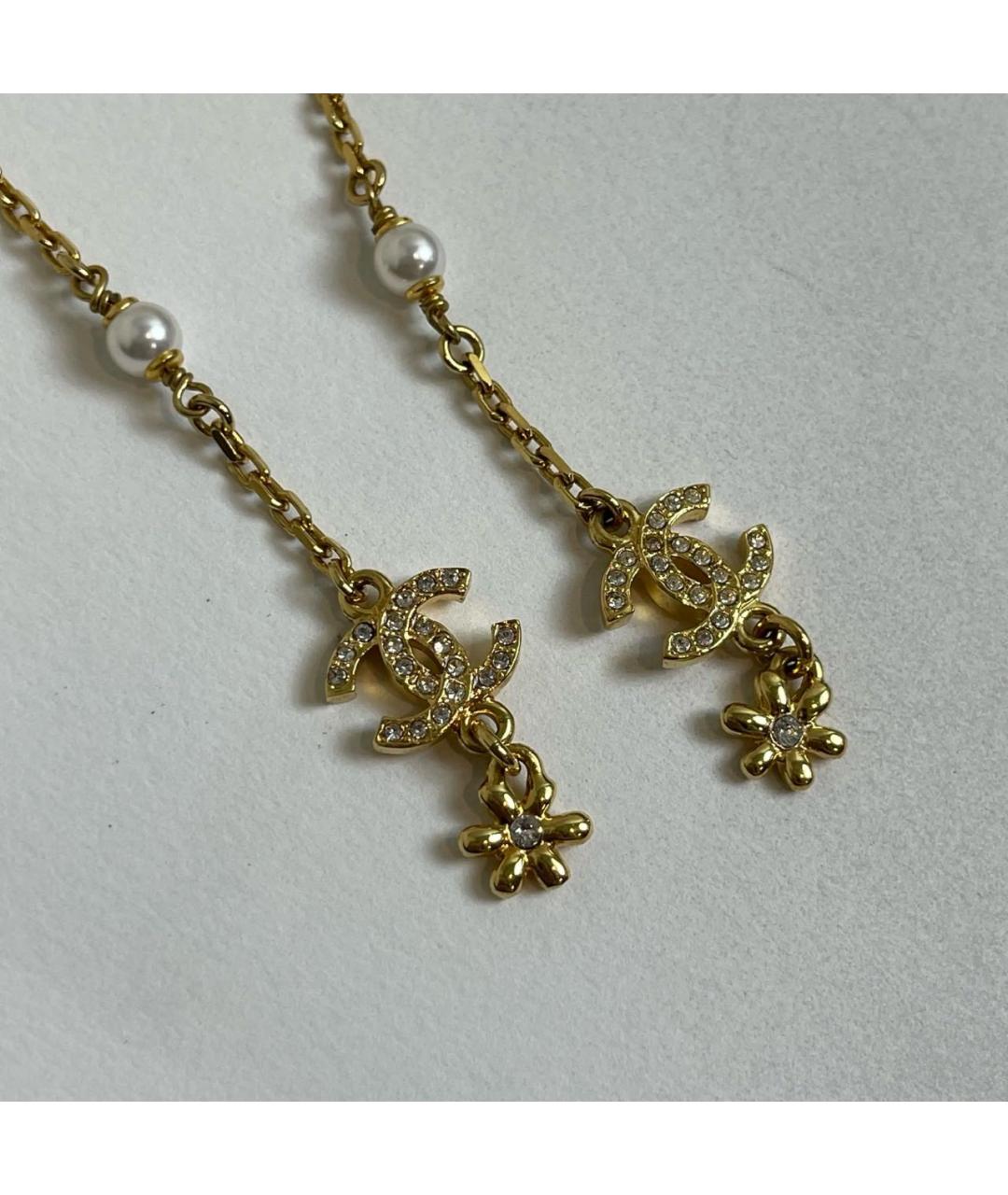 CHANEL Золотые серьги, фото 2