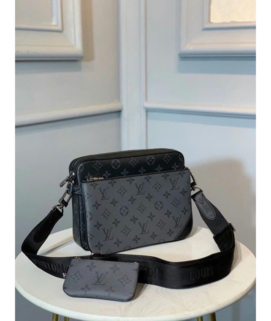 LOUIS VUITTON Кожаная сумка на плечо, фото 3