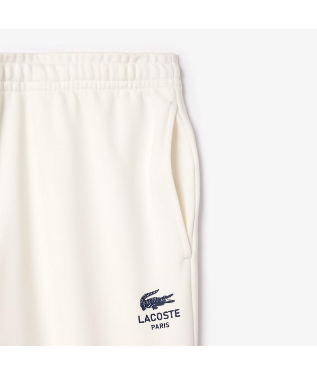 LACOSTE Белый хлопковый костюм с брюками, фото 4