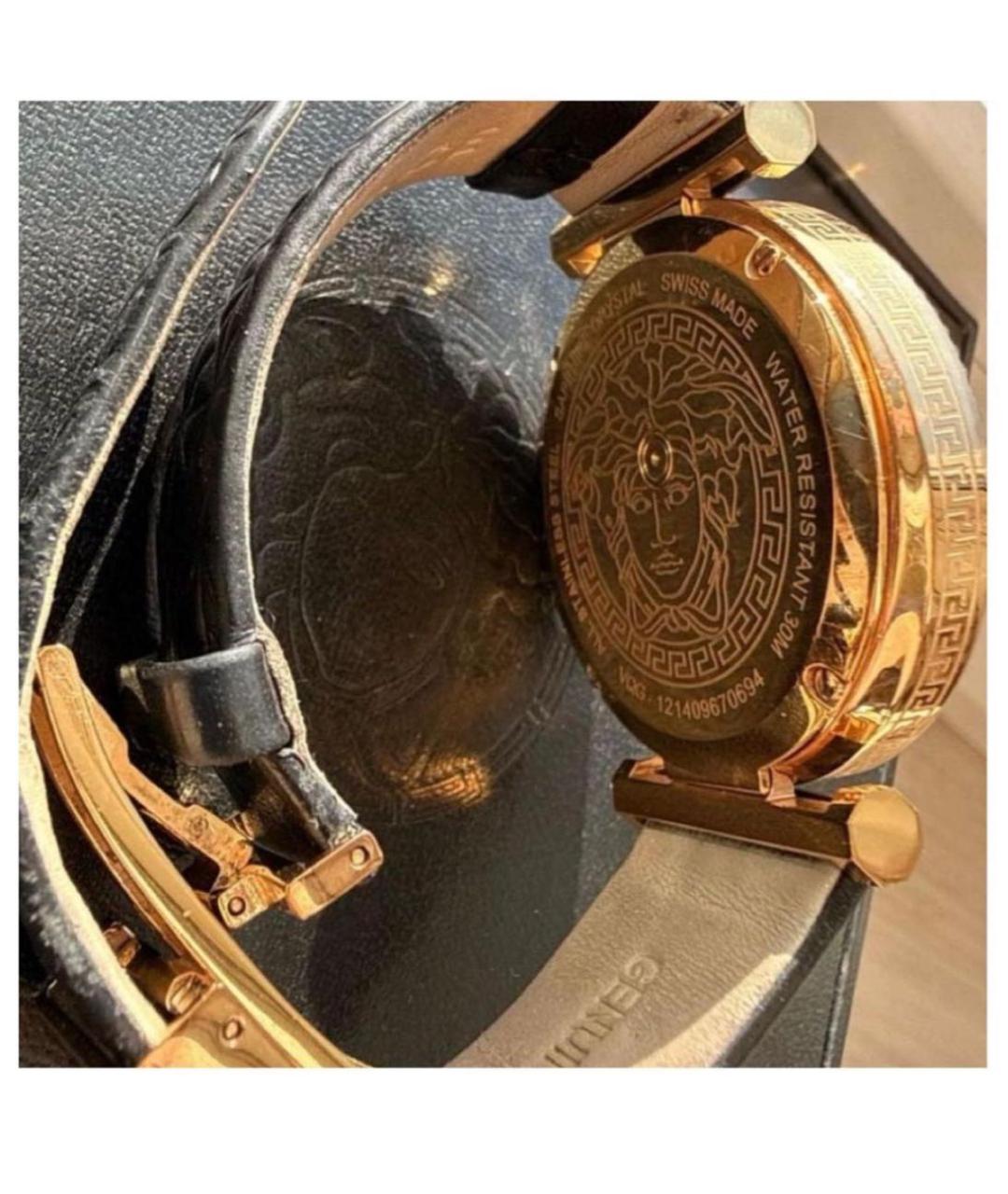 VERSACE Черные часы, фото 2