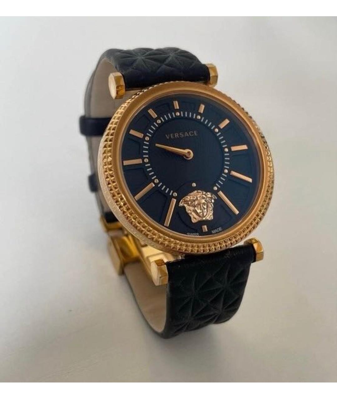 VERSACE Черные часы, фото 5