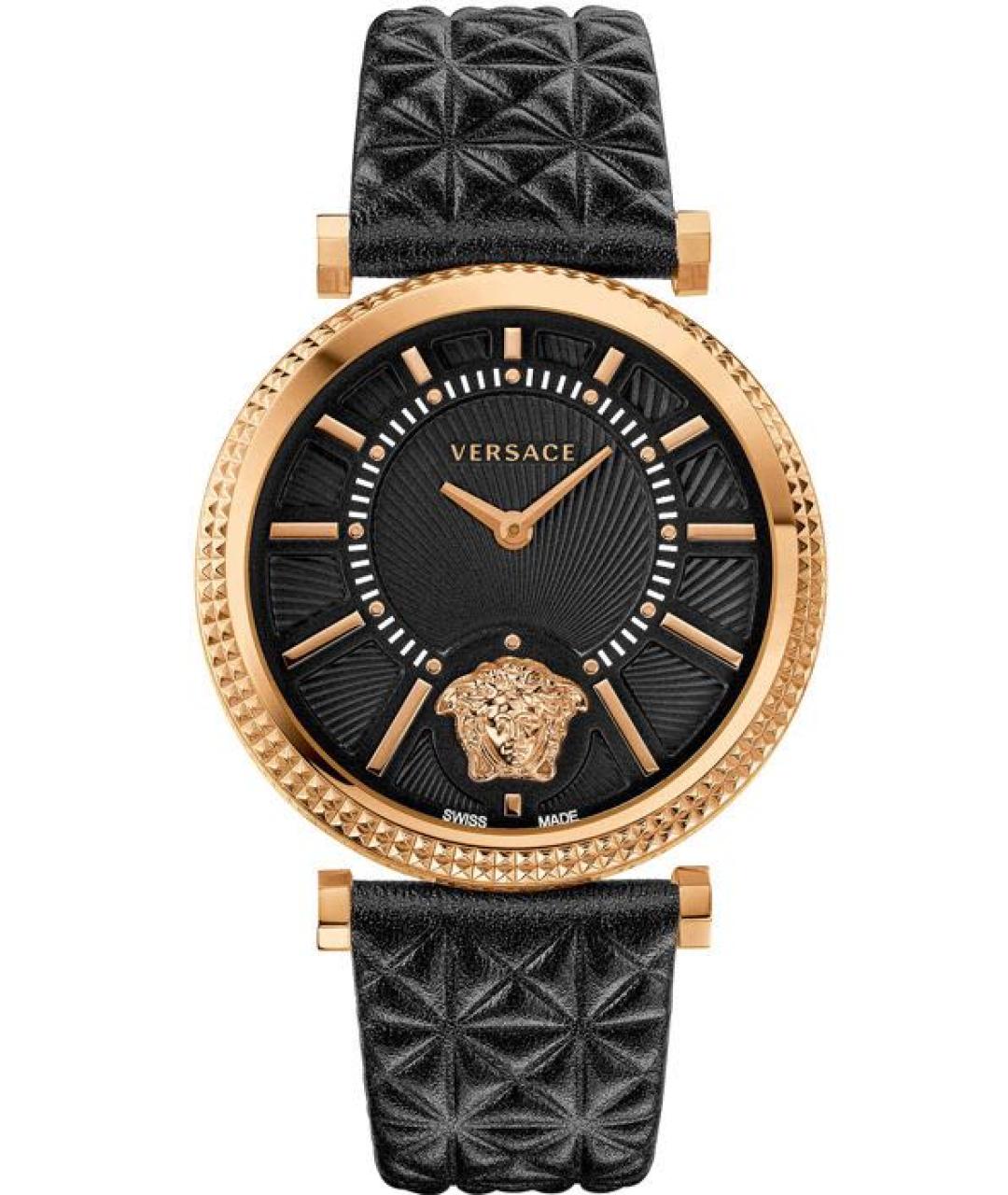 VERSACE Черные часы, фото 8