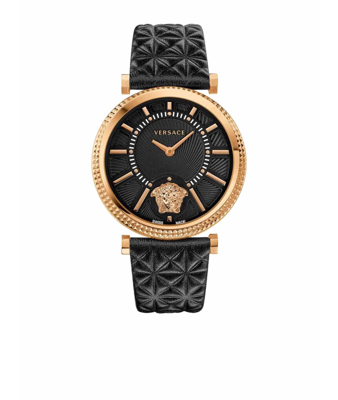 VERSACE Черные часы, фото 1