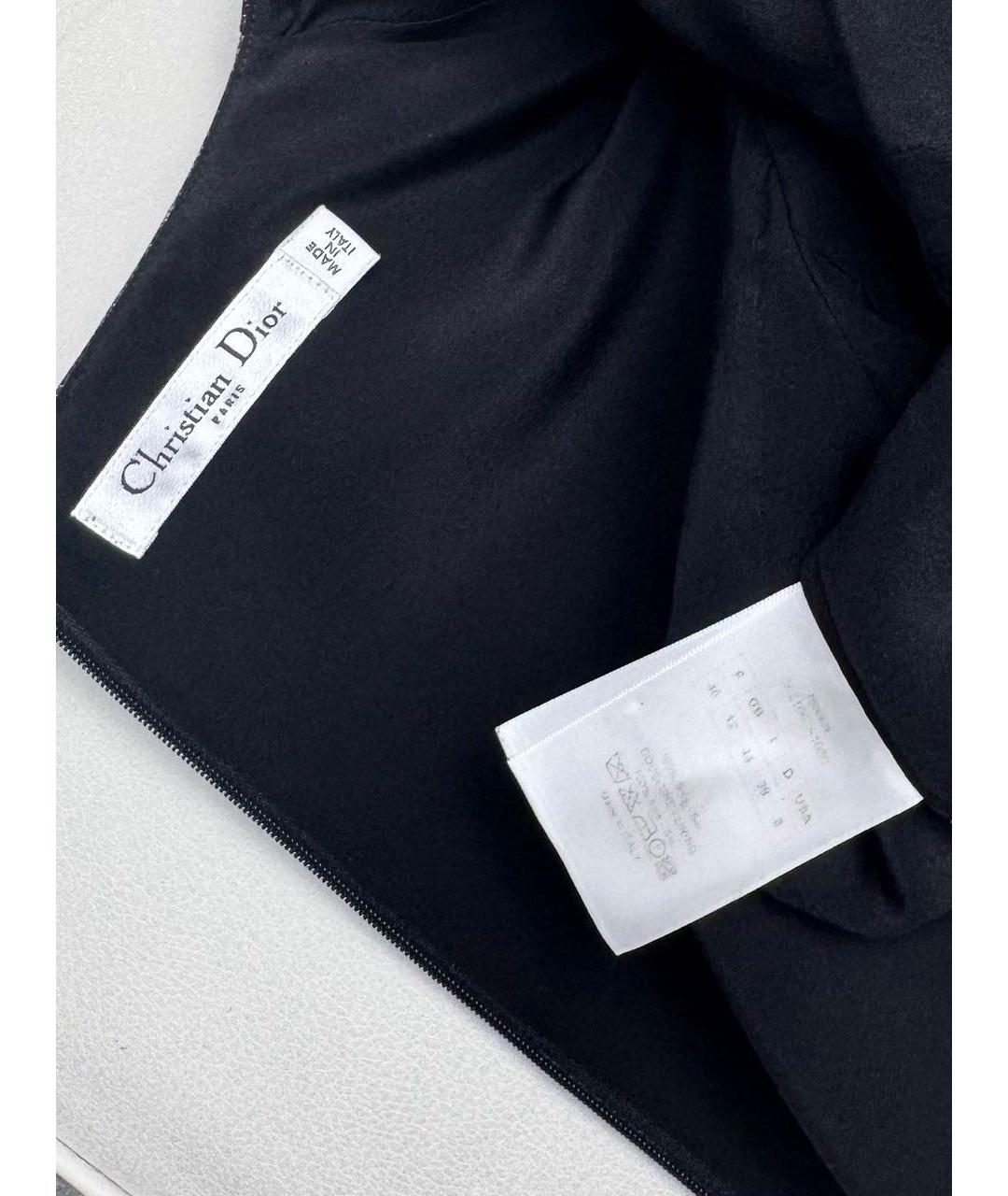CHRISTIAN DIOR Мульти шелковое повседневное платье, фото 3