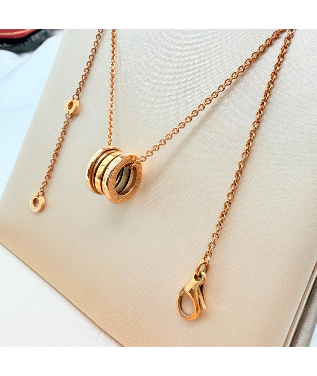 BVLGARI Золотое колье из розового золота, фото 4