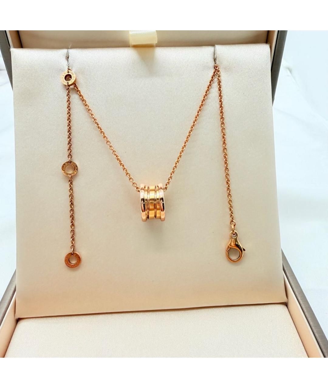 BVLGARI Золотое колье из розового золота, фото 3