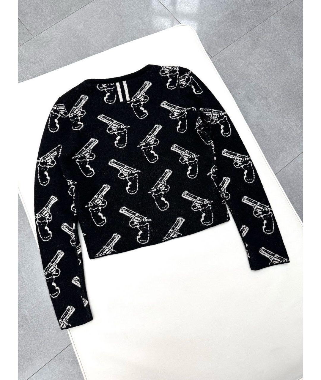 SAINT LAURENT Черный шерстяной джемпер / свитер, фото 2