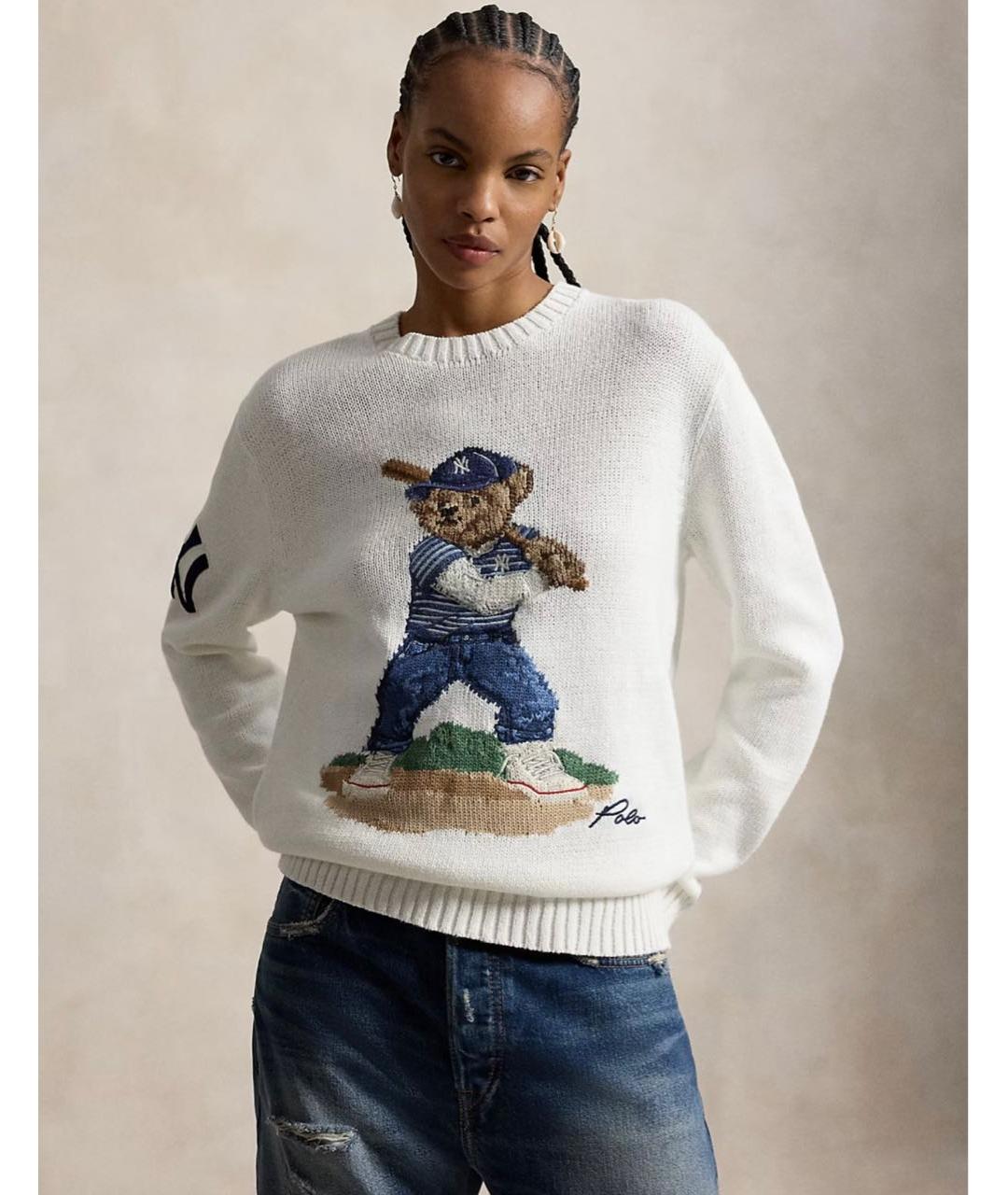 POLO RALPH LAUREN Белый джемпер / свитер, фото 4