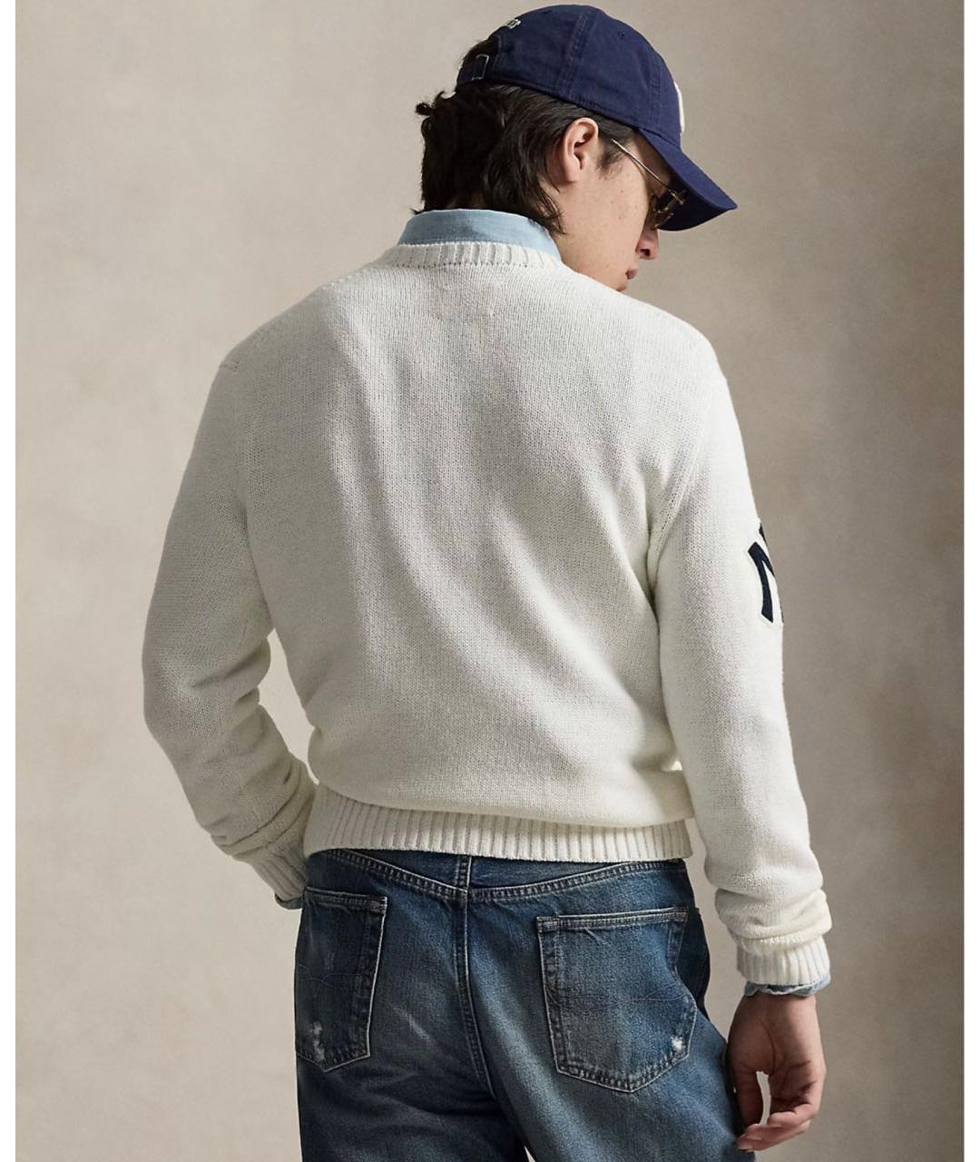 POLO RALPH LAUREN Белый джемпер / свитер, фото 3