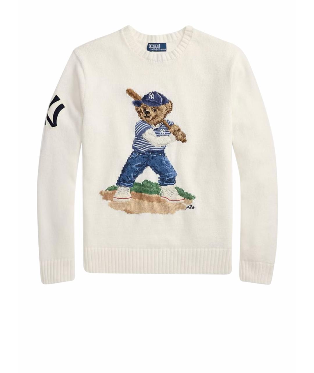 POLO RALPH LAUREN Белый джемпер / свитер, фото 1