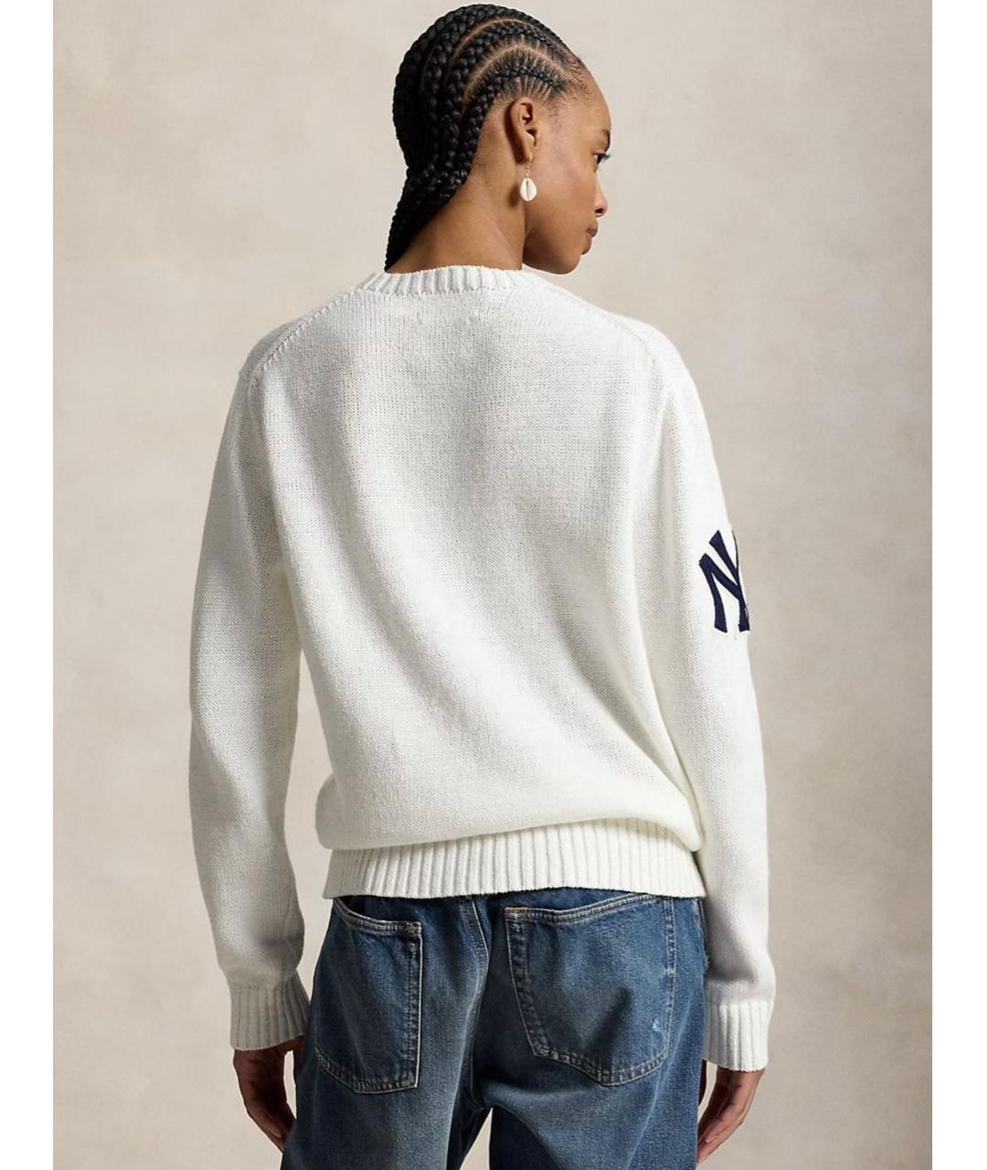 POLO RALPH LAUREN Белый джемпер / свитер, фото 5