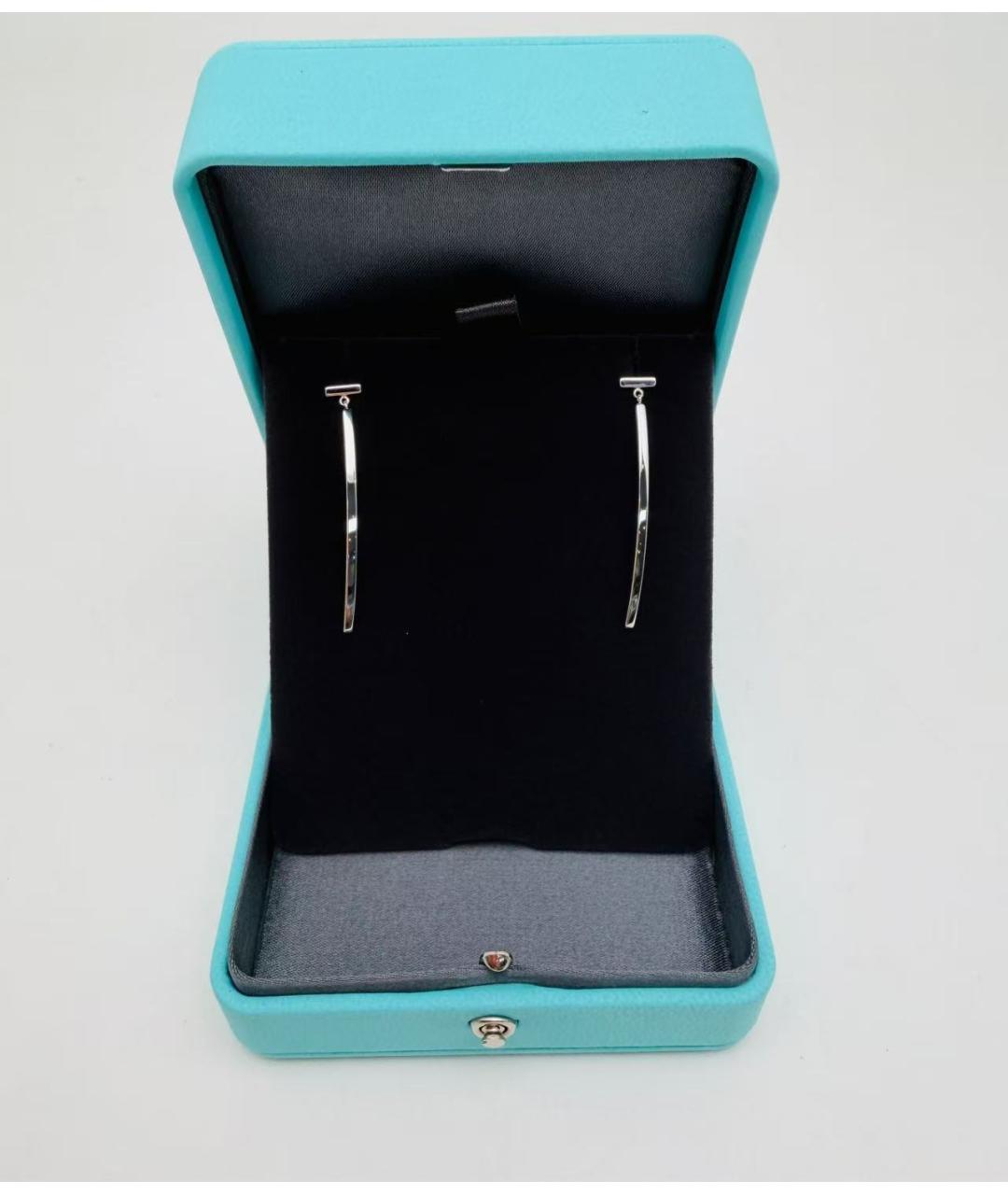 TIFFANY&CO Серебряные серьги из белого золота, фото 5