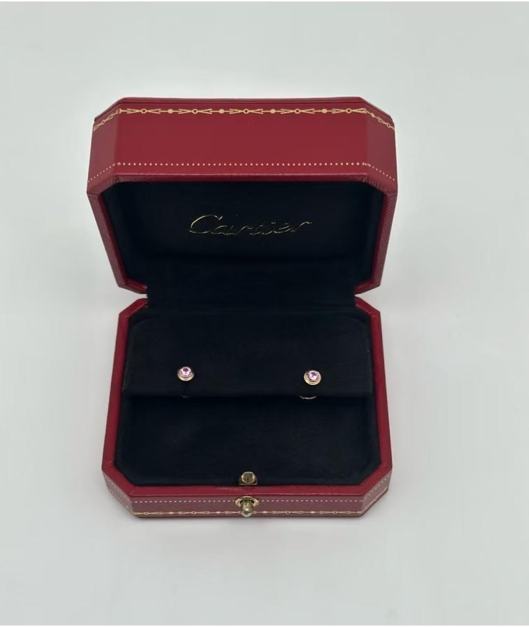 CARTIER Золотые серьги из розового золота, фото 2