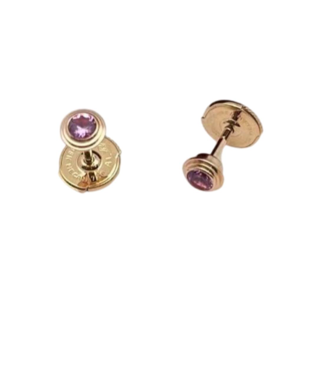 CARTIER Золотые серьги из розового золота, фото 8