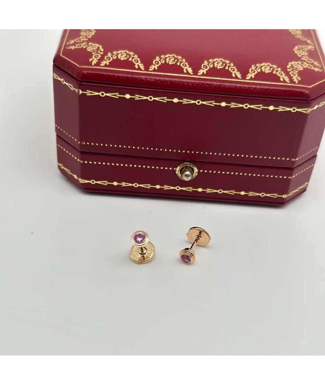 CARTIER Золотые серьги из розового золота, фото 5