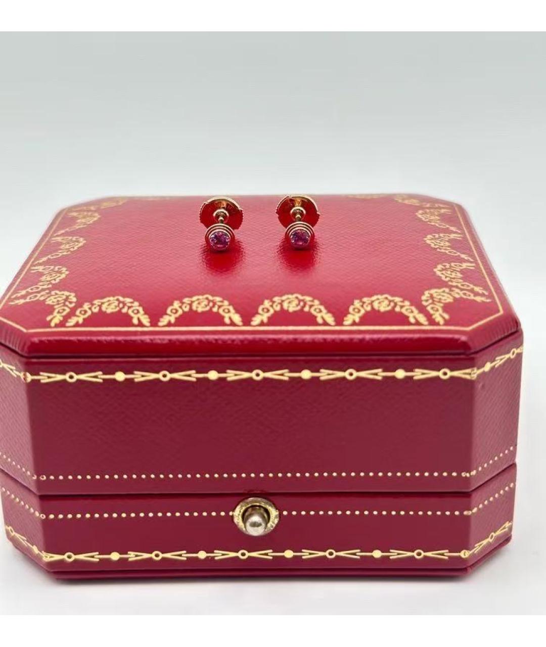 CARTIER Золотые серьги из розового золота, фото 4