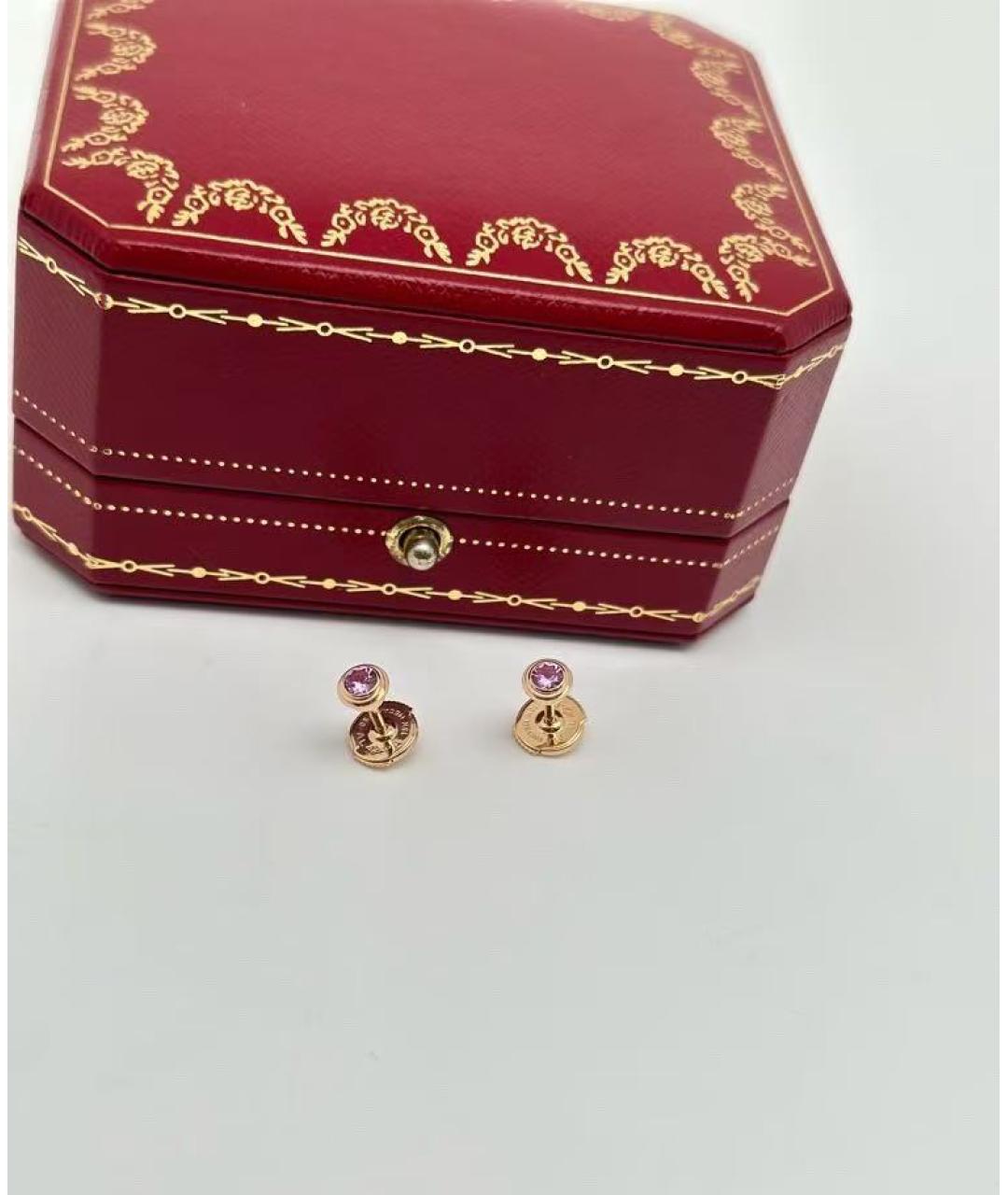 CARTIER Золотые серьги из розового золота, фото 7