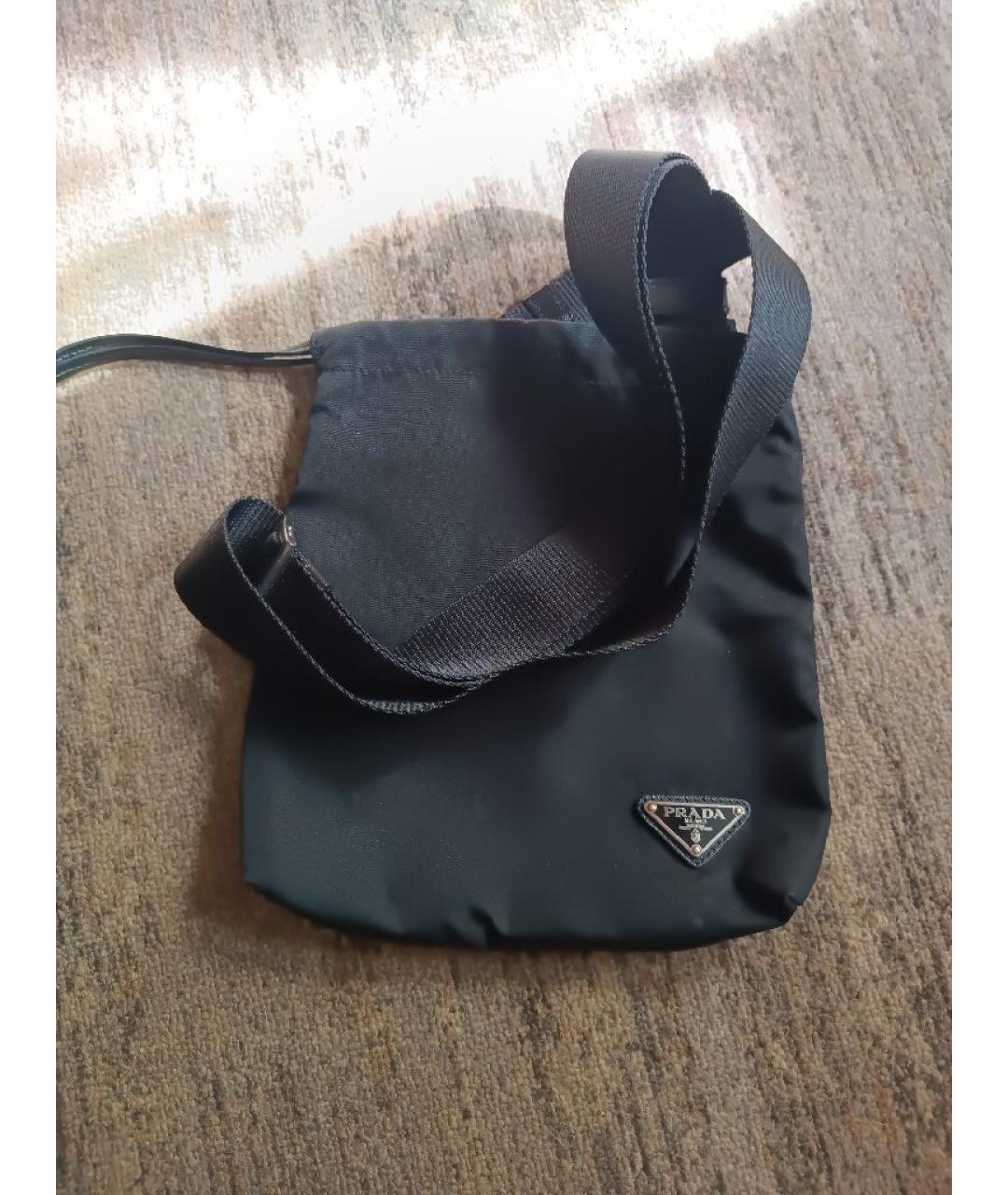 PRADA Антрацитовая сумка на плечо, фото 2