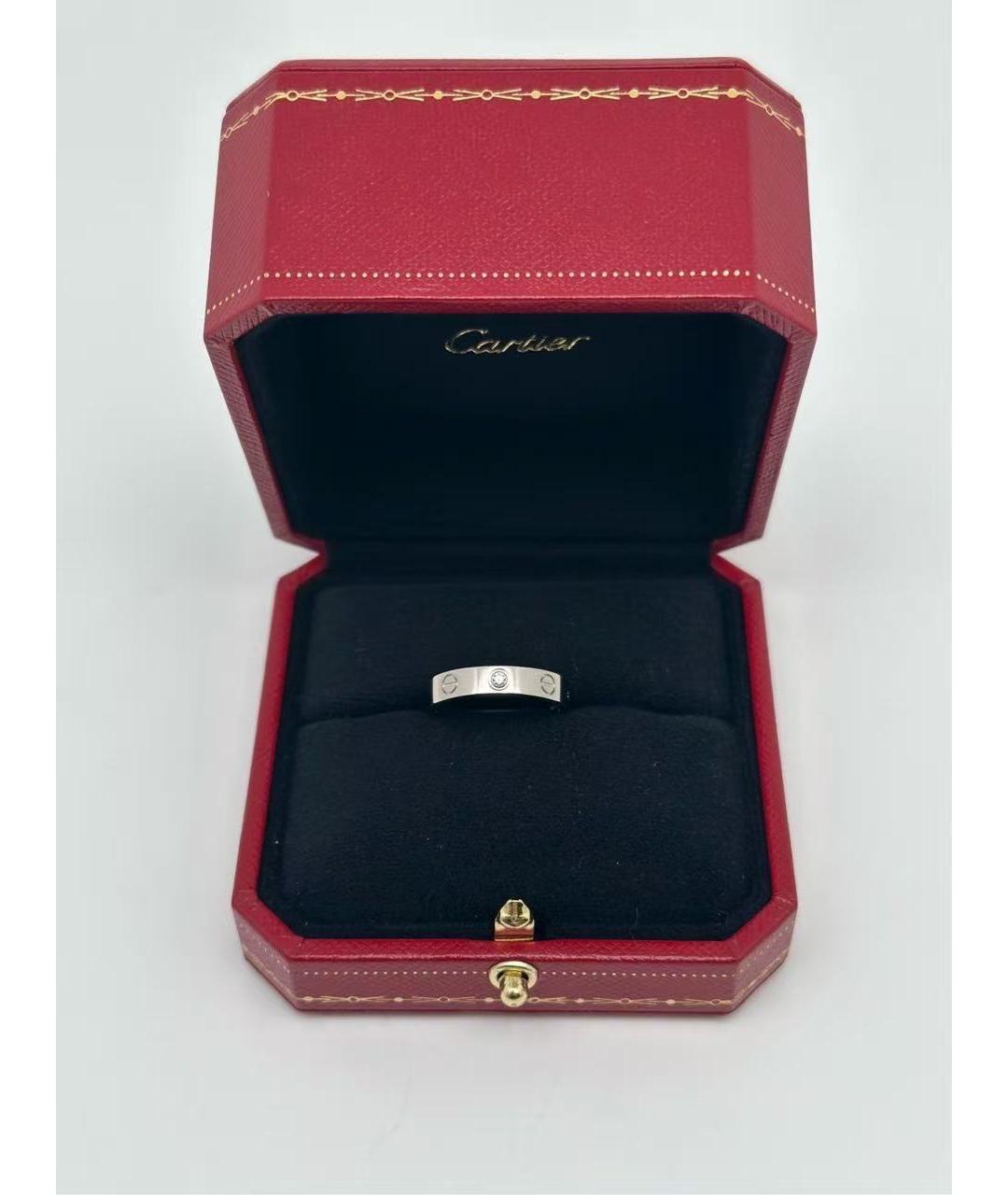 CARTIER Серебряное кольцо из белого золота, фото 5