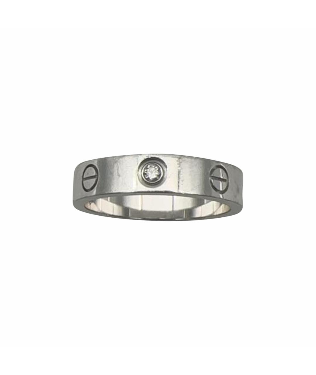 CARTIER Серебряное кольцо из белого золота, фото 9