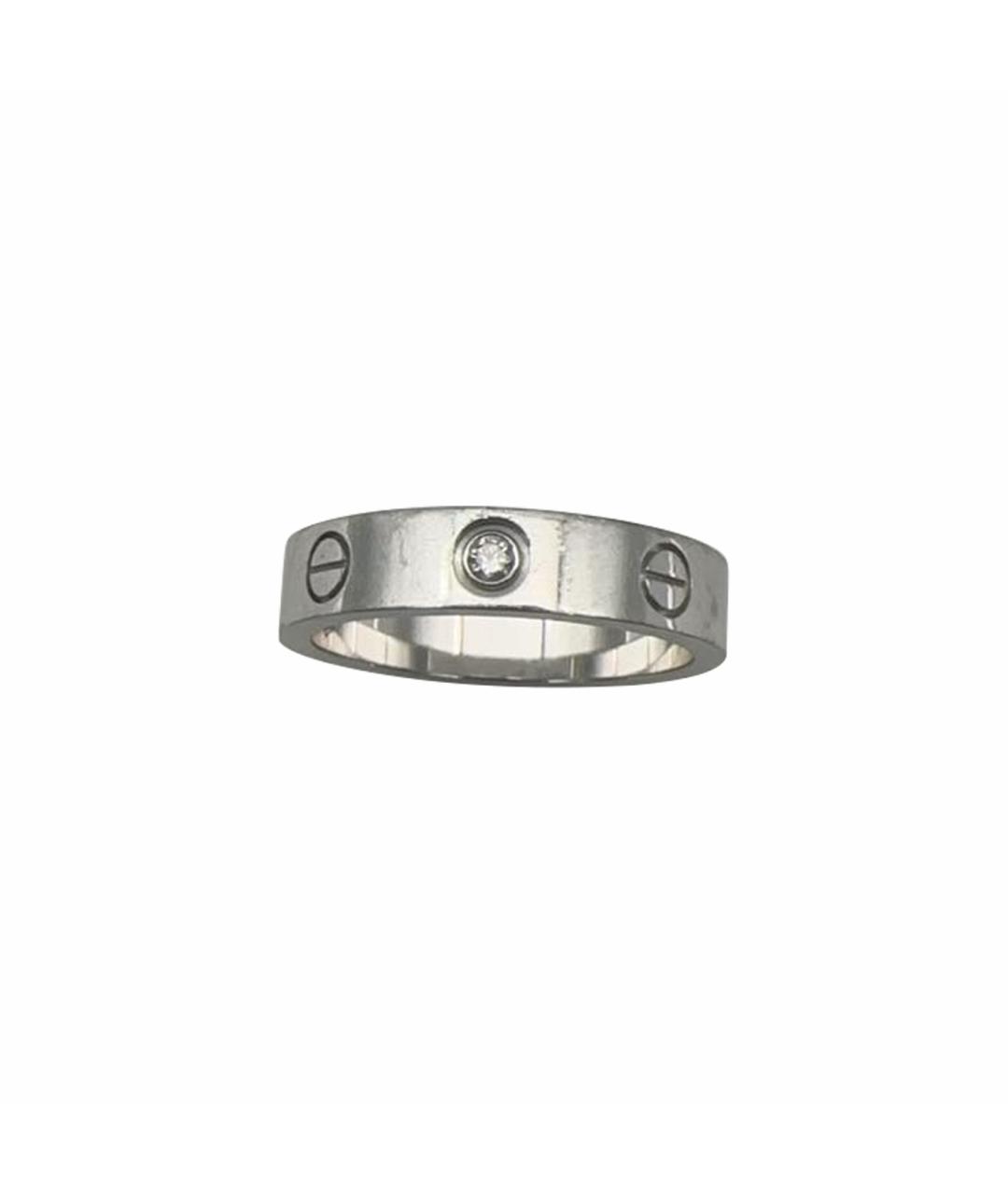CARTIER Серебряное кольцо из белого золота, фото 1