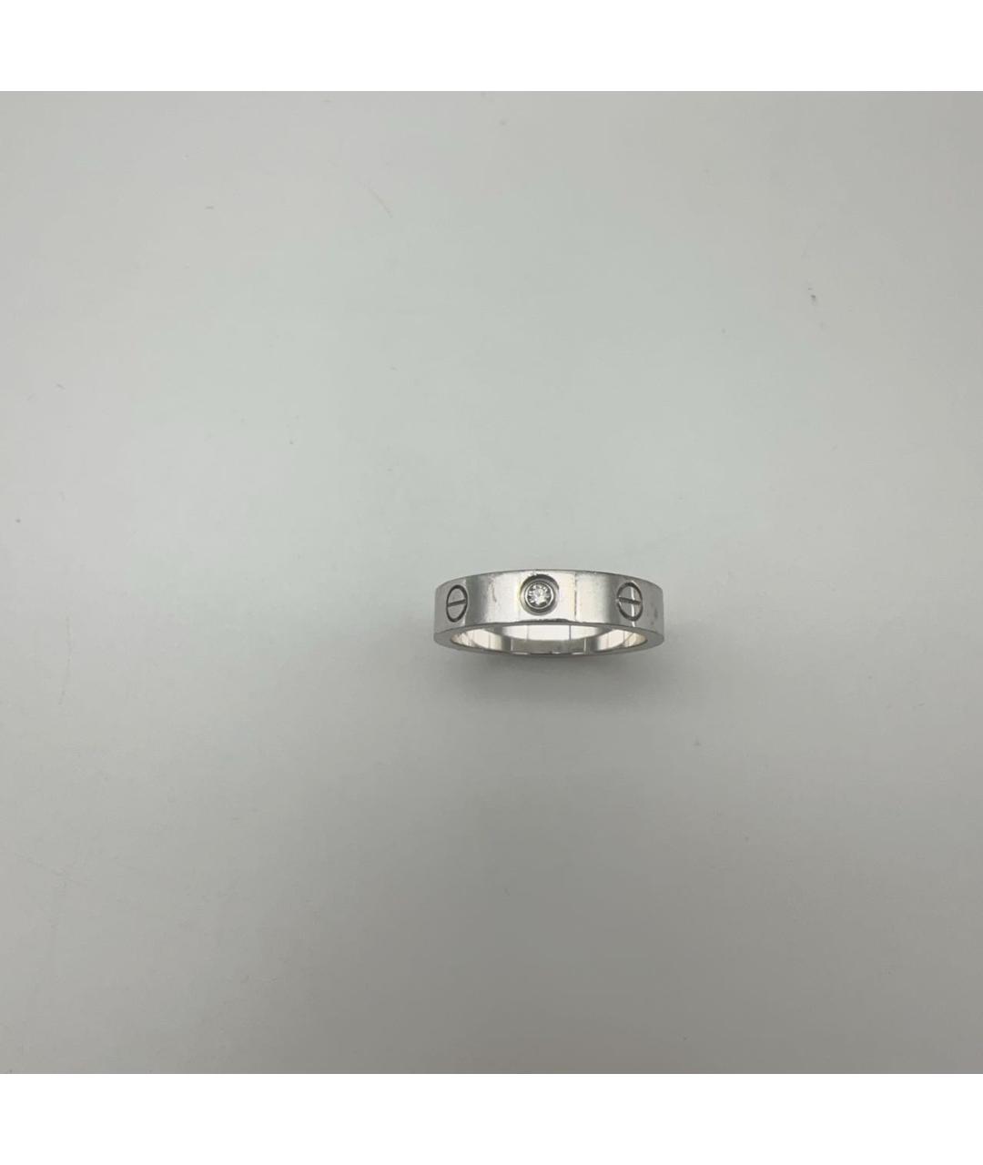 CARTIER Серебряное кольцо из белого золота, фото 2
