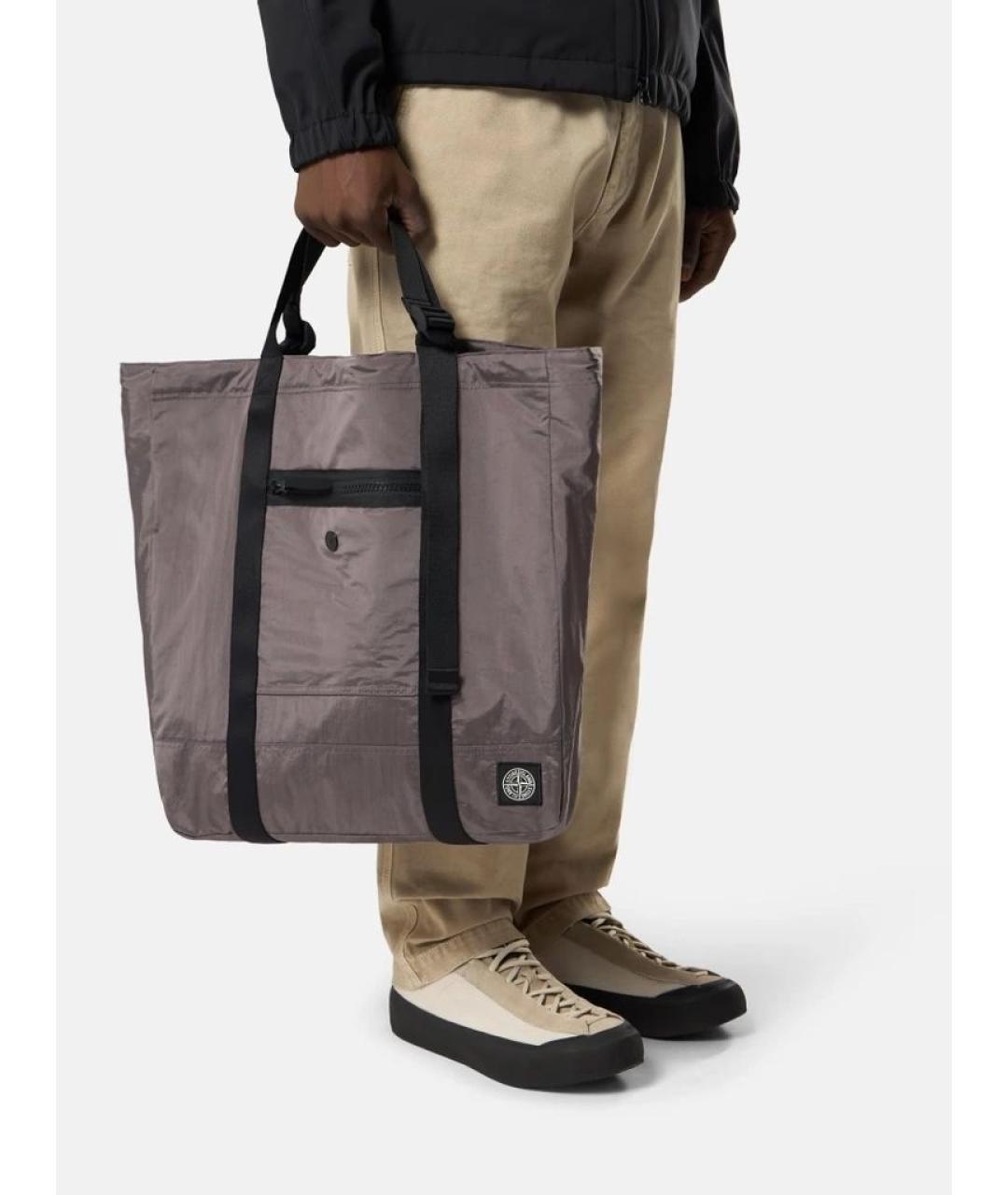 STONE ISLAND Нейлоновая сумка тоут, фото 4