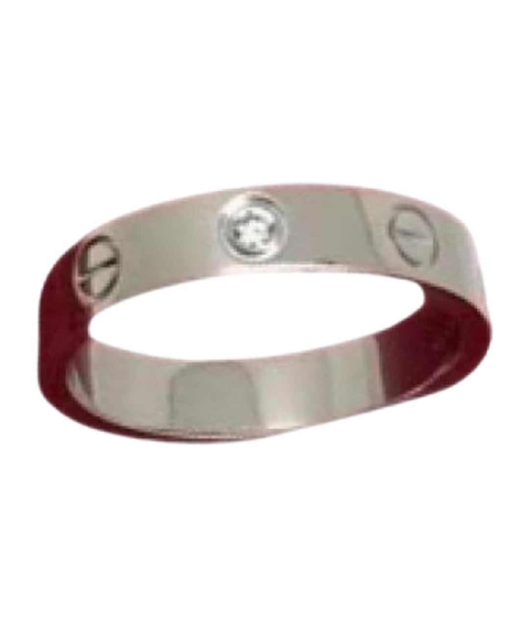 CARTIER Серебряное кольцо из белого золота, фото 1