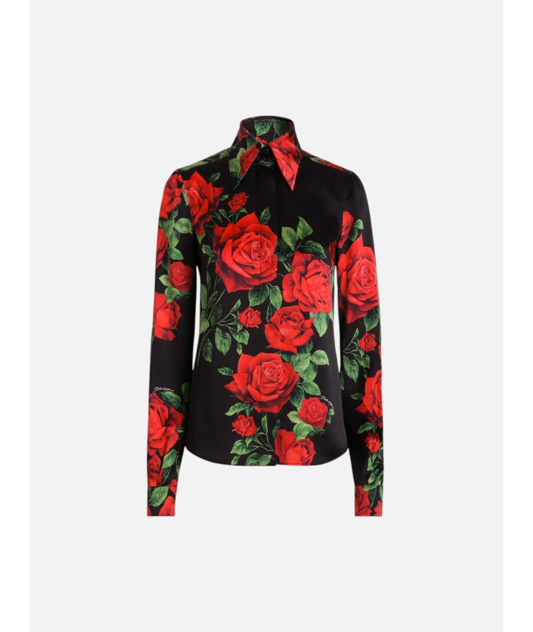 DOLCE&GABBANA Мульти шелковая рубашка, фото 3