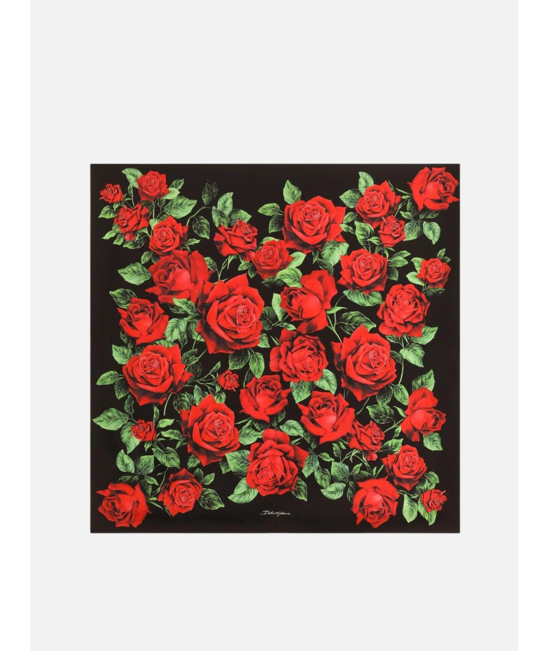 DOLCE&GABBANA Мульти шелковый платок, фото 3