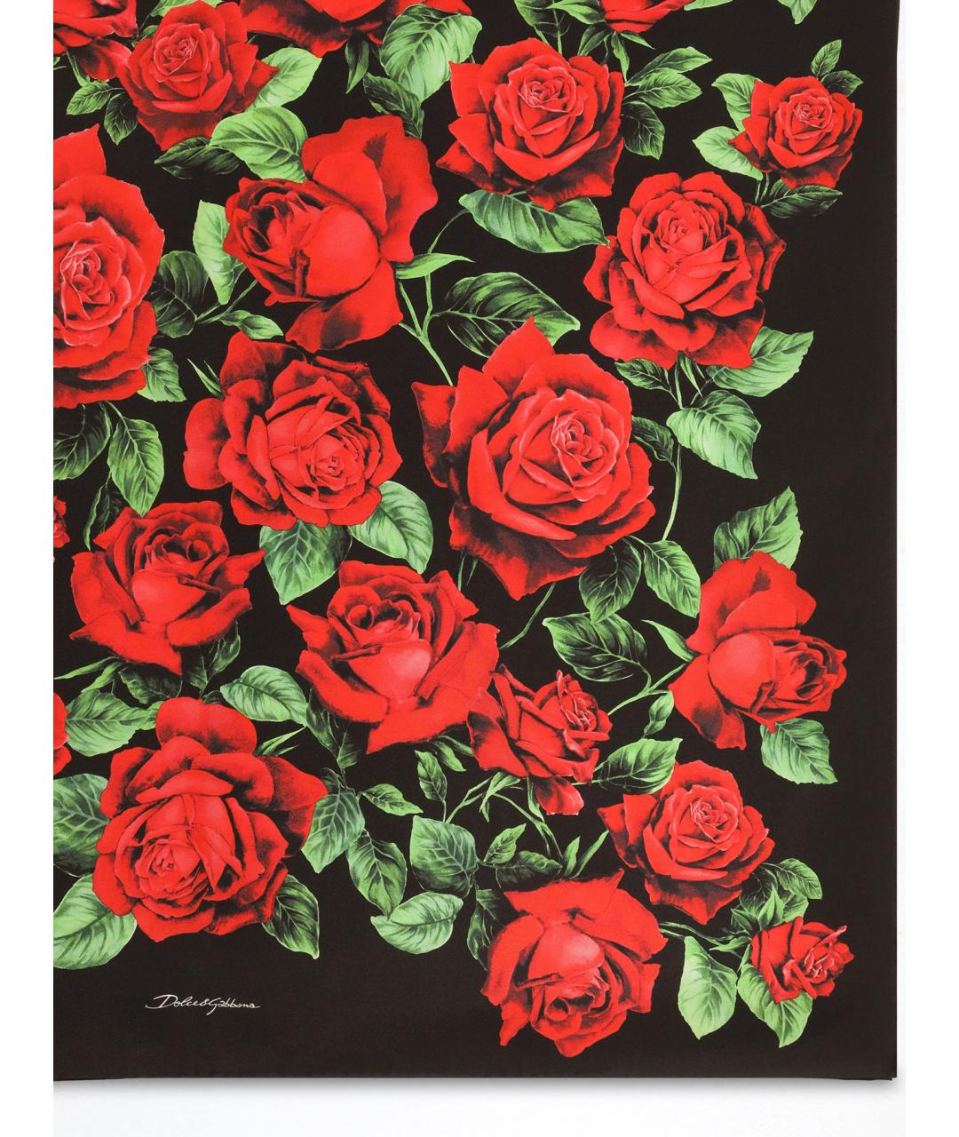 DOLCE&GABBANA Мульти шелковый платок, фото 2