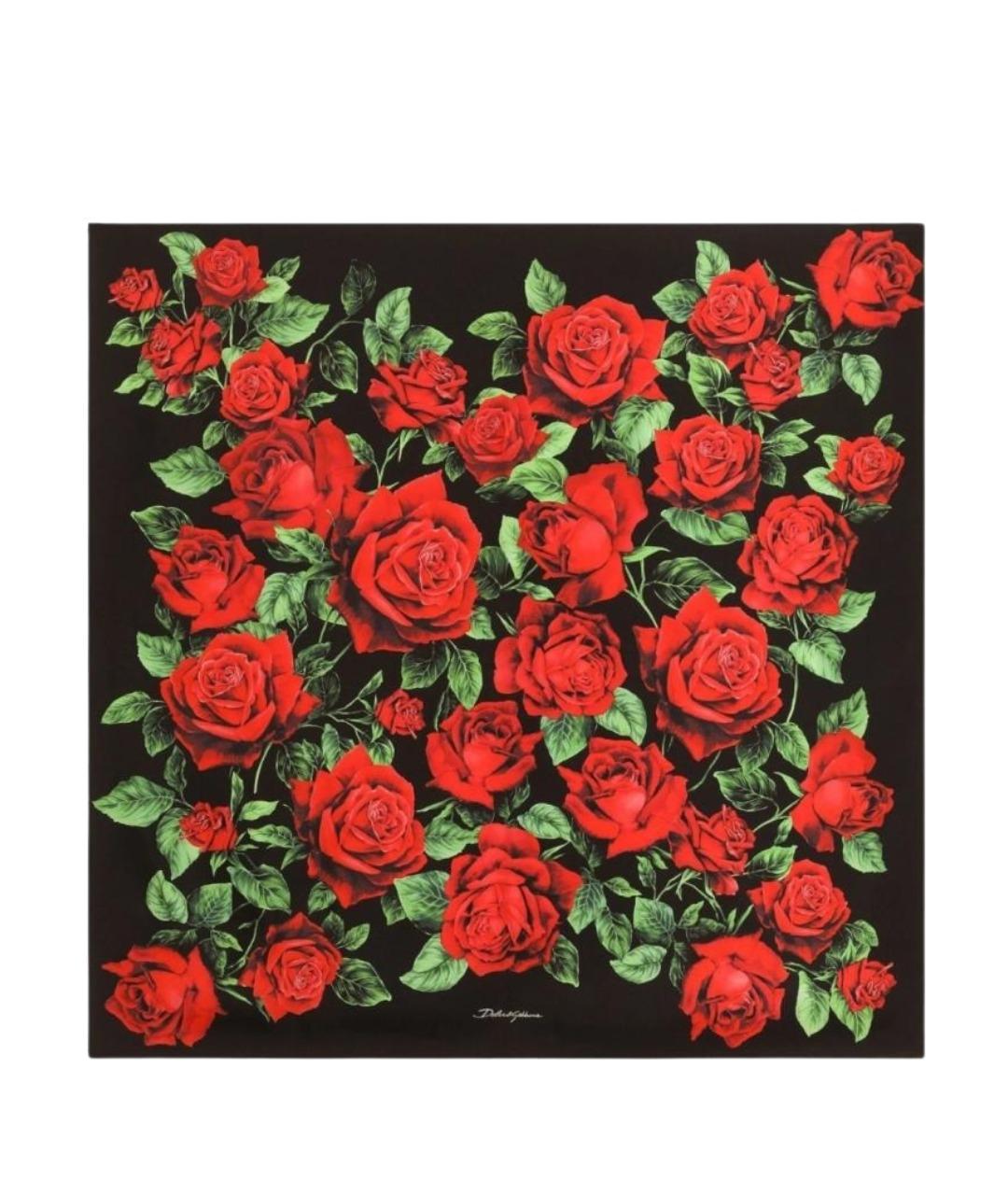 DOLCE&GABBANA Мульти шелковый платок, фото 1