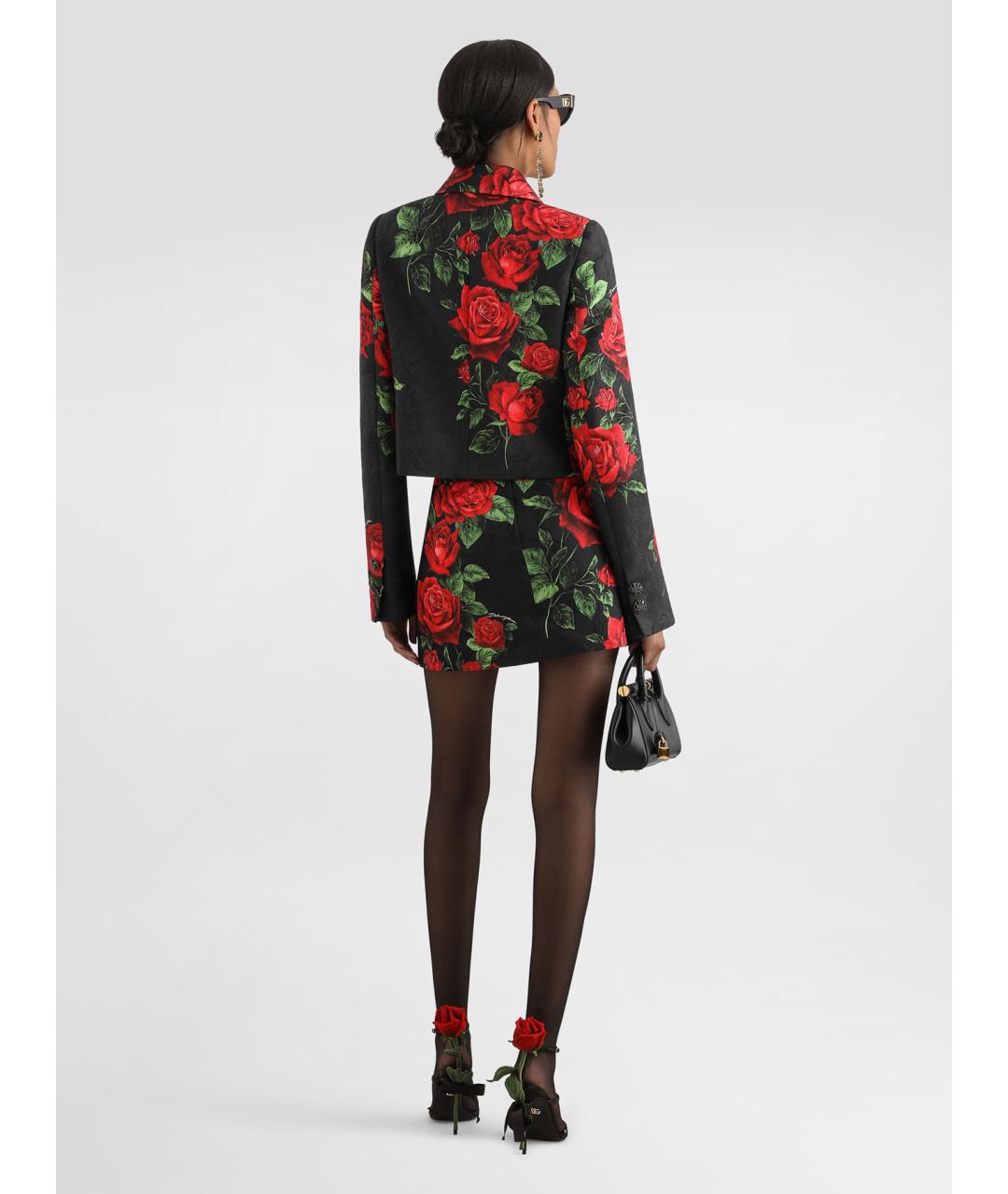 DOLCE&GABBANA Мульти хлопковый жакет/пиджак, фото 4