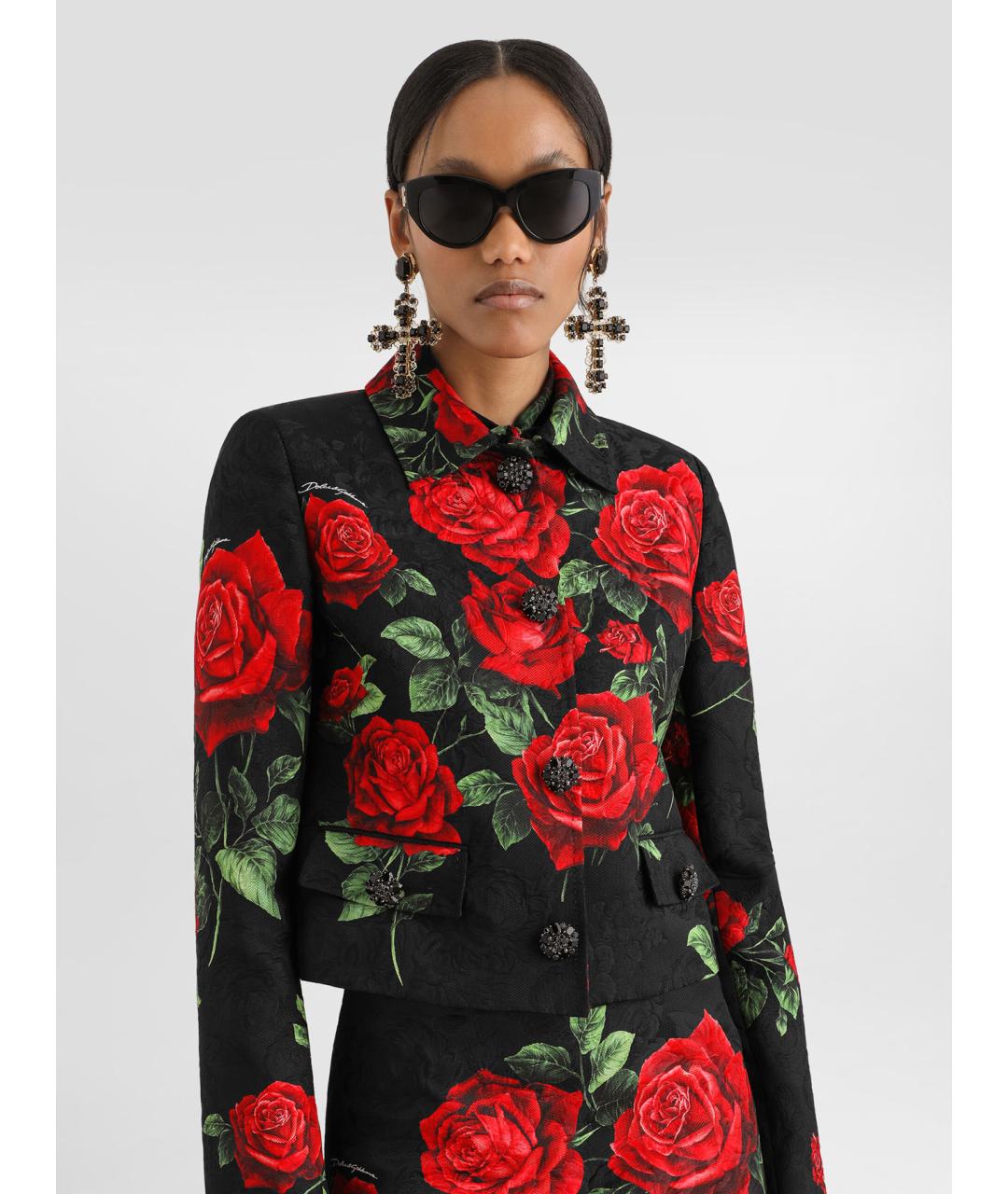 DOLCE&GABBANA Мульти хлопковый жакет/пиджак, фото 3