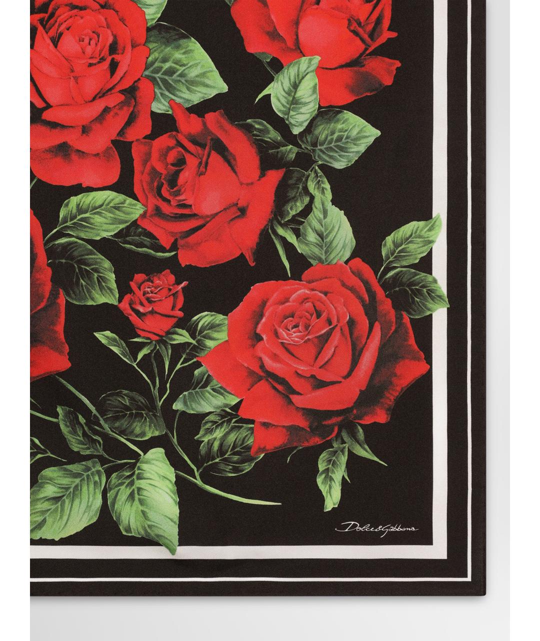 DOLCE&GABBANA Мульти шелковый платок, фото 2
