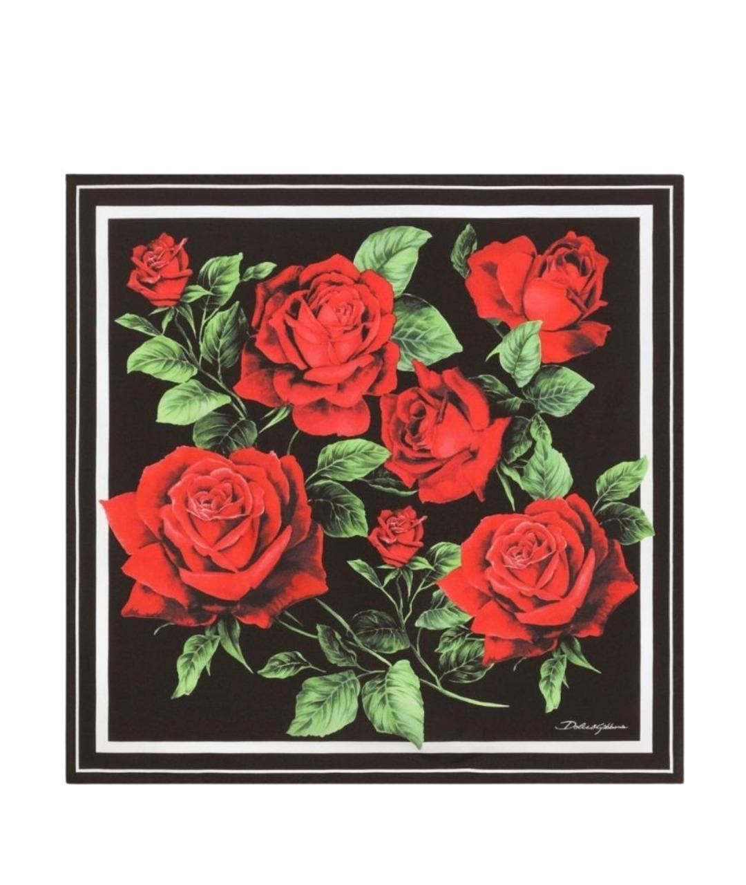 DOLCE&GABBANA Мульти шелковый платок, фото 1