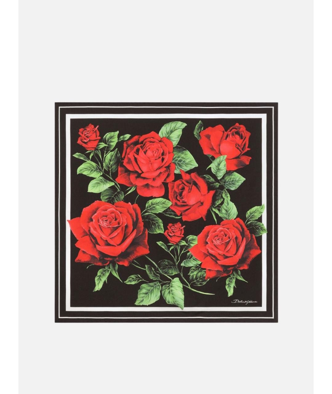 DOLCE&GABBANA Мульти шелковый платок, фото 3