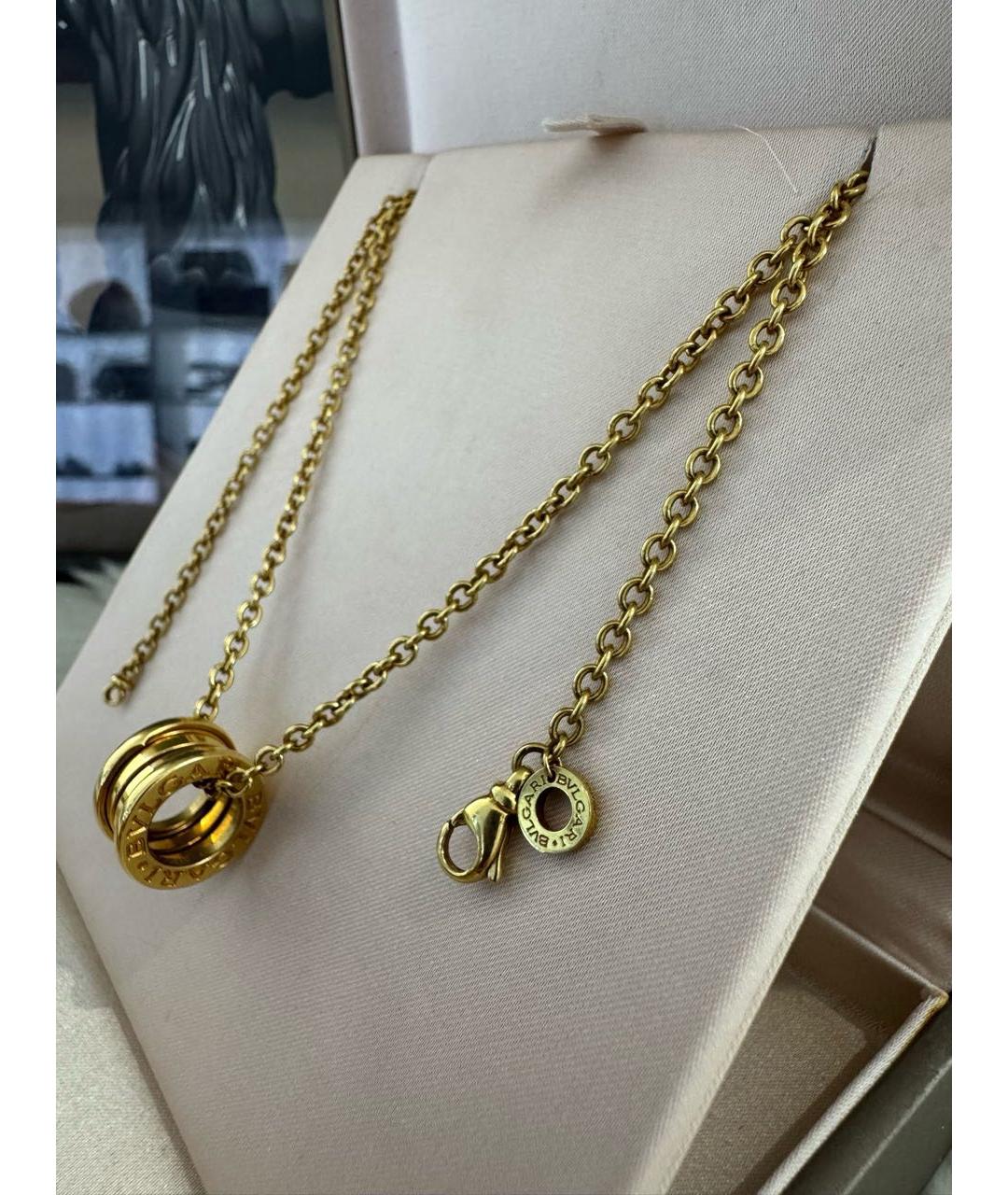 BVLGARI Золотое колье из желтого золота, фото 3