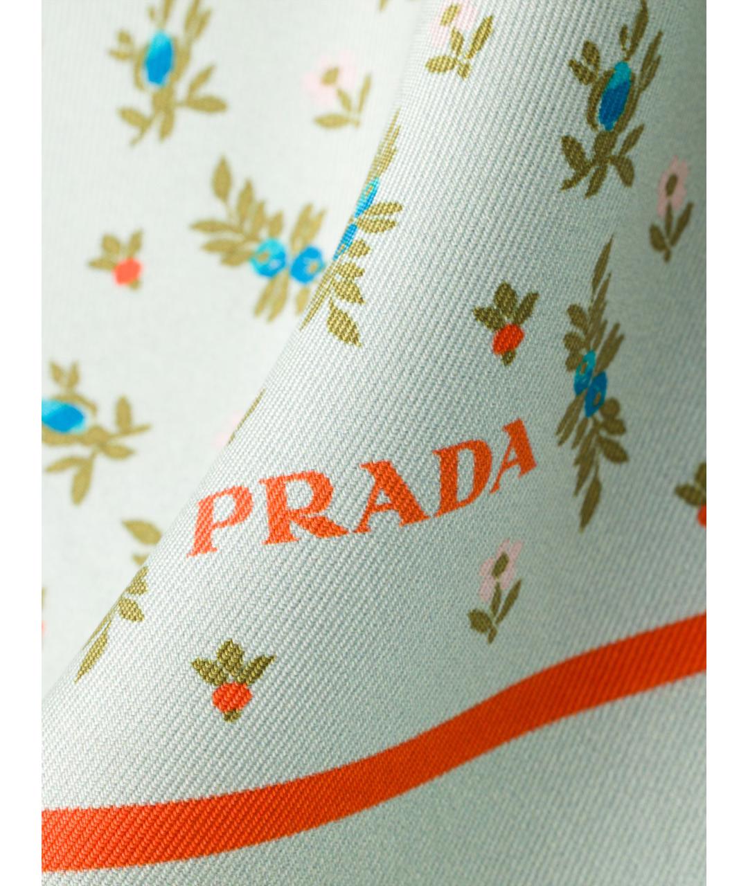 PRADA Мульти шелковый платок, фото 2