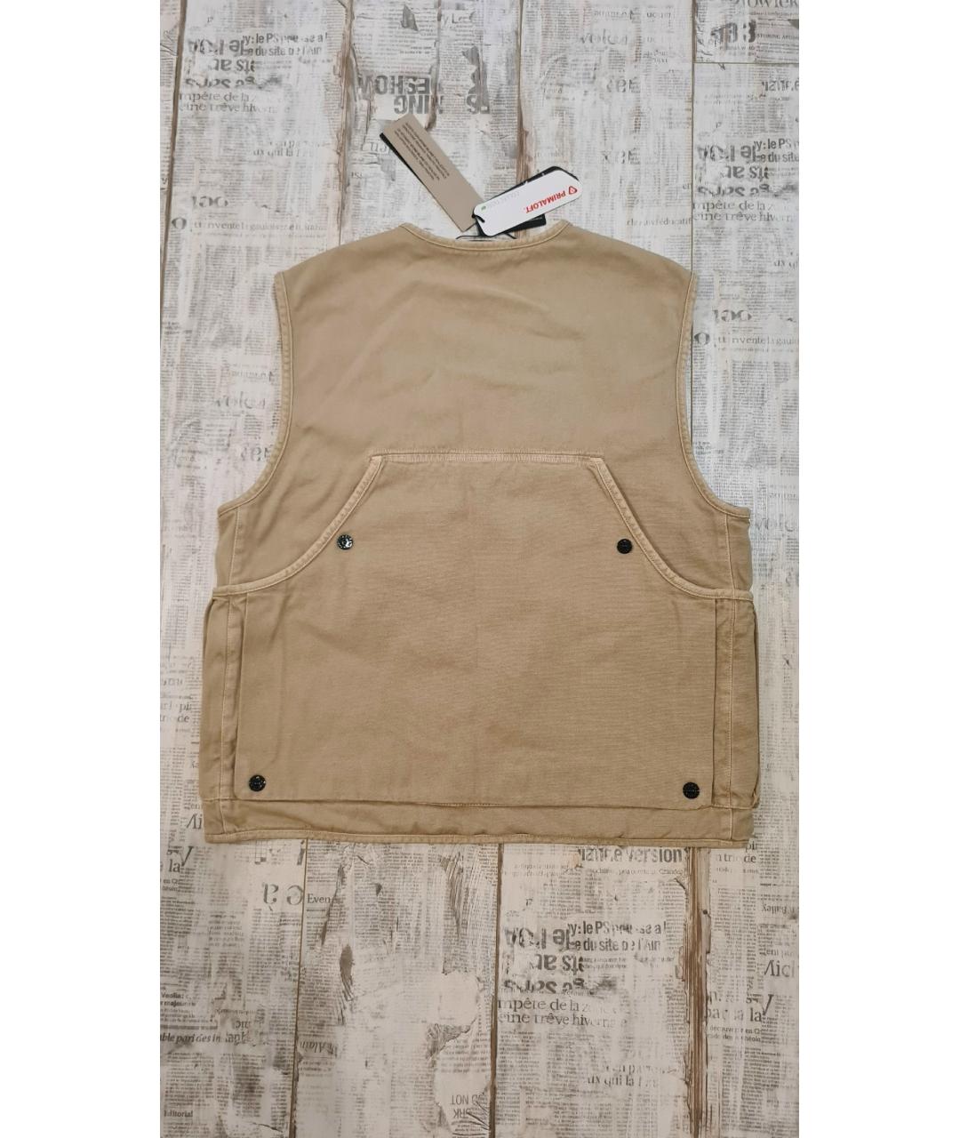 STONE ISLAND Бежевый жилет, фото 8