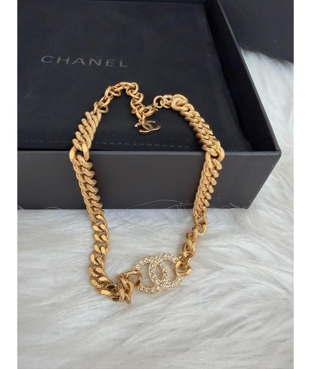 CHANEL Золотое колье, фото 6