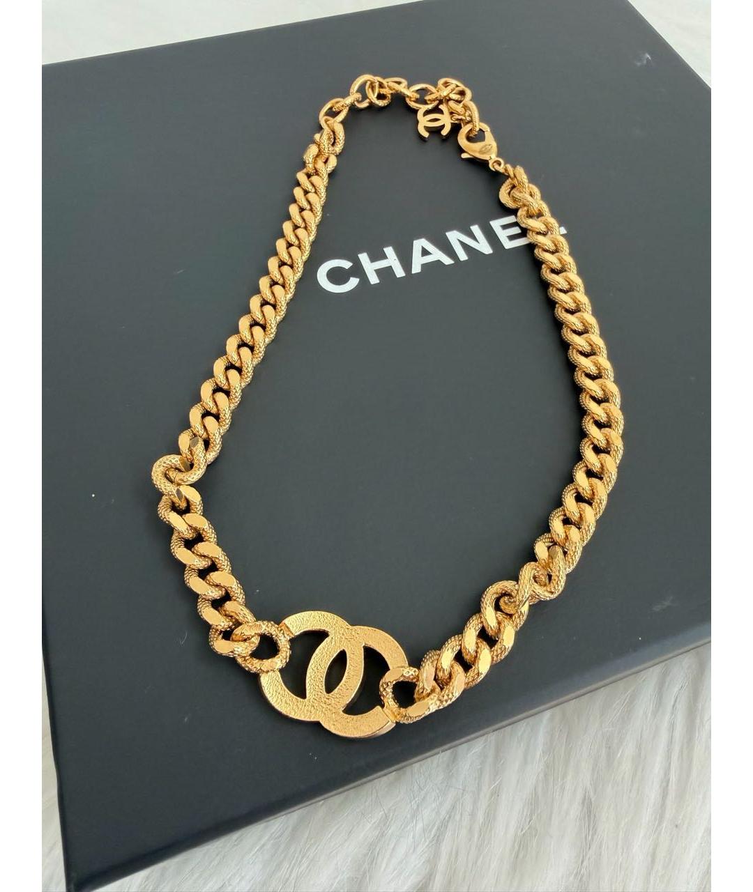CHANEL Золотое колье, фото 4