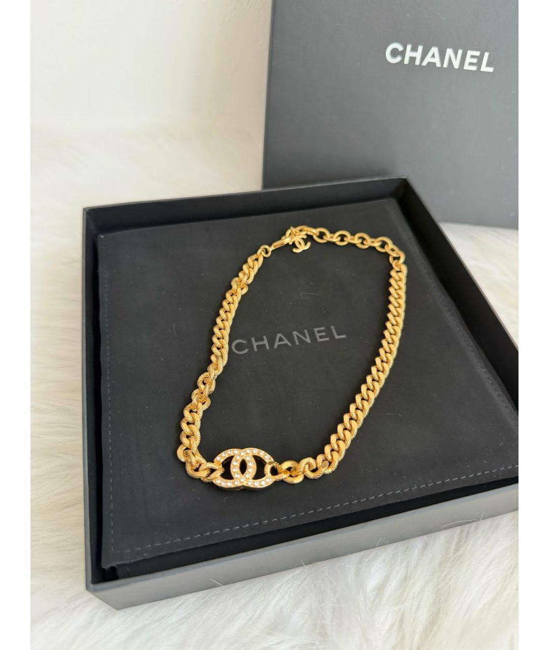 CHANEL Золотое колье, фото 3