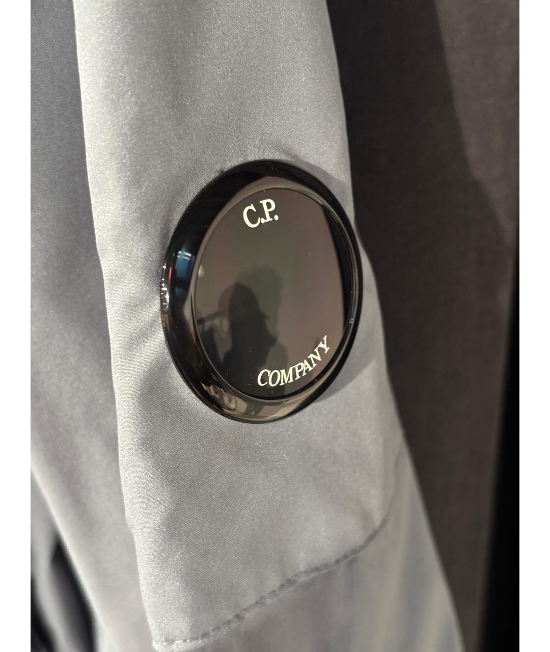 CP COMPANY Голубая полиэстеровая куртка, фото 7