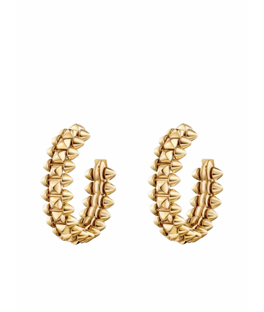 CARTIER Золотые серьги из желтого золота, фото 1