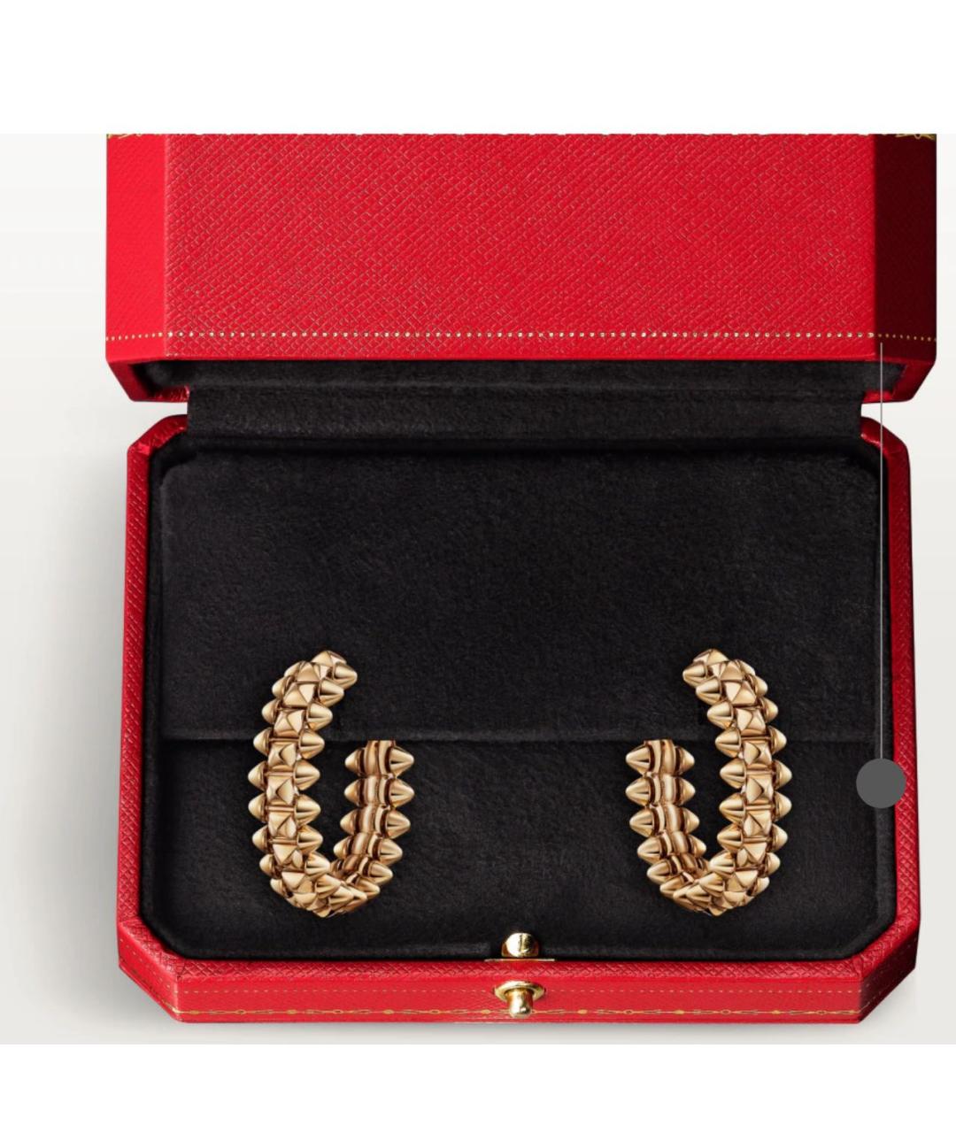 CARTIER Золотые серьги из желтого золота, фото 2