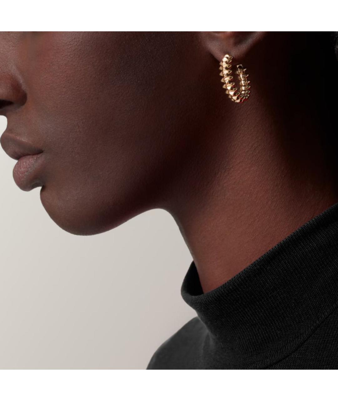 CARTIER Золотые серьги из желтого золота, фото 3